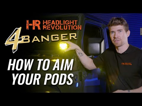 How to Aim Your New Morimoto 4Banger Pod Lights!