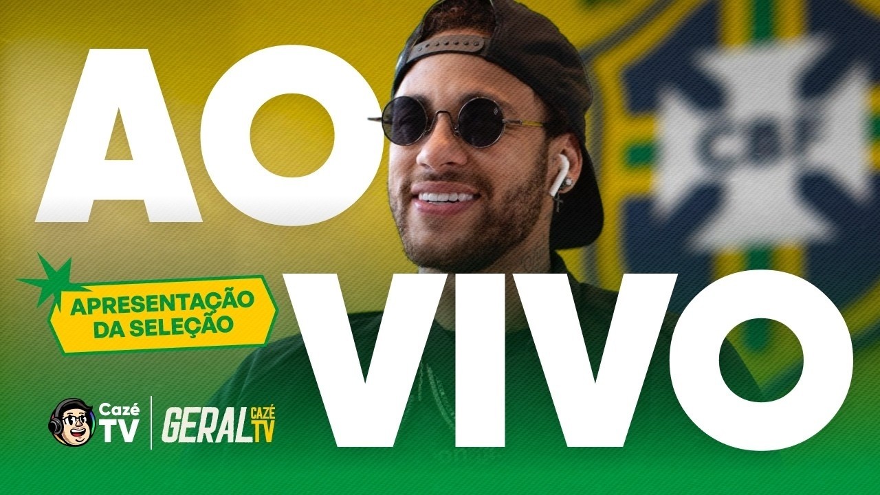 APRESENTAÇÃO DA SELEÇÃO BRASILEIRA AO VIVO DIRETO DA GRANJA! | GERAL CAZÉTV