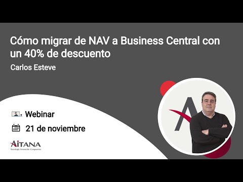 C�mo migrar de NAV a Business Central con un 40% de descuento