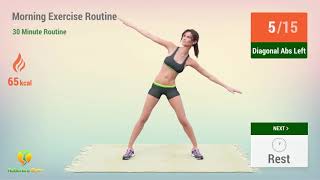 Rotina de exerccios matinais de 30 minutos - faa isso todos os dias.