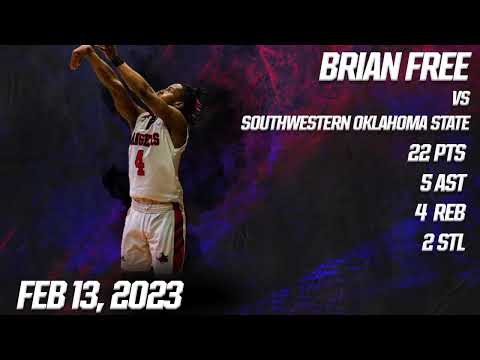 Brian Free NWOSU vs SWOSU 22pts 5ast 4 Reb 2stl
