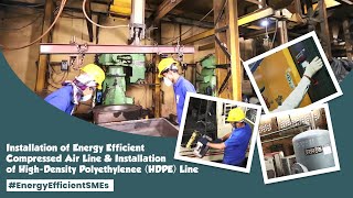 Installation of energy efficient compressed air line ring main system Thumbnail