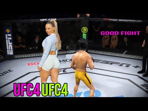 Bruce Lee vs White Tolstuha Rematch (EA Sports UFC 4) wwe mma