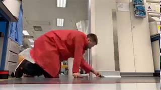 Dycem Contamination Control Floor Mats Installation - Time-Lapse Video