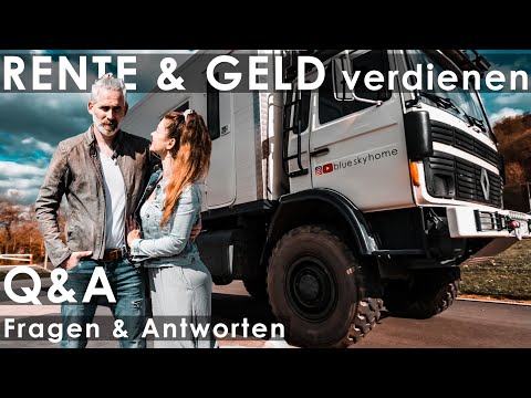 Q&A Rente und Geld verdienen? Leben im Expeditionsmobil | Vollzeit im Wohnmobil | VanLife