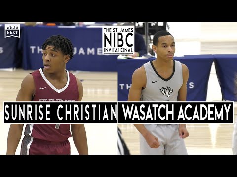 Kennedy Chandler near TRIPLE DOUBLE - Sunrise and Wasatch GO AT IT in a physical game