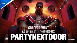 PARTYNEXTDOOR x Fortnite Concert | PlayStation Trailer
