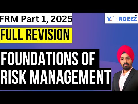 Full Revision | FRM Part 1 | Foundations of Risk Management |