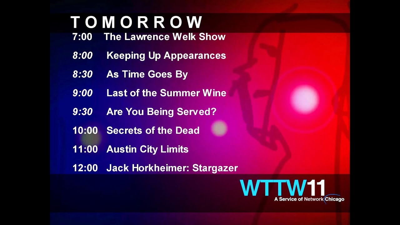 PBS Schedule Bumper (2005 WTTW-TV; Version #5) / FIXED