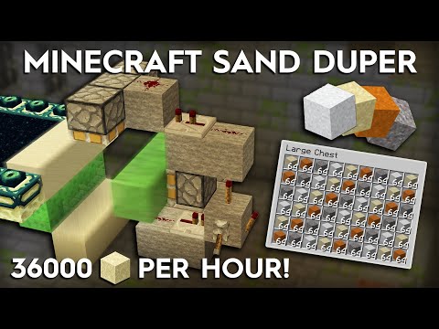 Shulkercraft - Minecraft Sand Duper - 36,000 Items/Hour - Duplicate any Gravity Block - 1.16/1.15