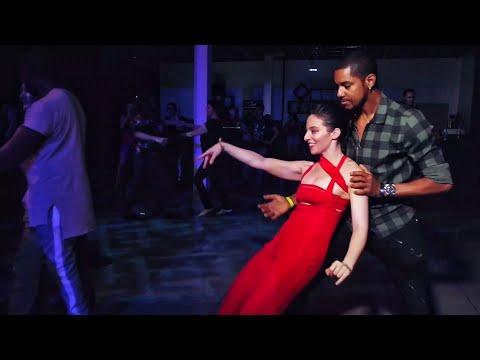 Brazuka 2019. Marcelo and Jessica Lamdon  . #Zouk improvisation #Underground