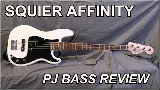 Video thumbnail for Squier Affinity PJ Bass Review by Rockout Videography