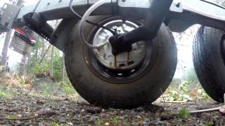Easy 5 min fix seized trailer drum brakes