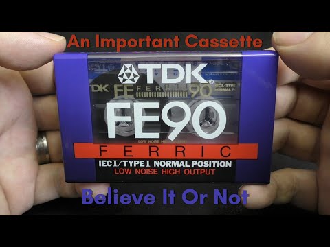 The TDK FE Type 1 Cassette - Importance never came at such a reasonable price...