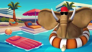 Download lagu Gazoon | Elephant In The Pool | Jungle Book Diaries | Funny Animal Cartoon For Kids mp3
