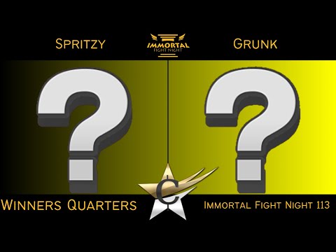 Immortal Fight Night 113 Winners Quarters - Spritzy (Random) vs Grunk (Random) Smash Ultimate - SSBU