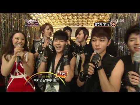 120601 KBS2 Music Bank Infinite&BaekJiYoung - Waiting Room