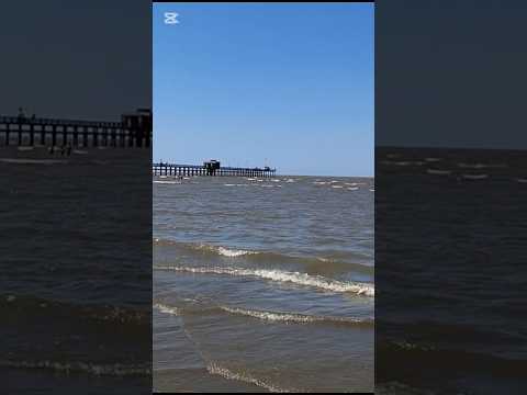 Muelle y Playa del Río de la Plata en Punta Lara Partido de Ensenada Buenos Aires Argentina