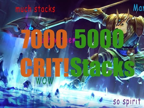 Nasus 5000 Stacks | 7000 Crit | League of Legends