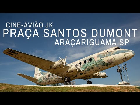 Praça Santos Dumont - Araçariguama SP (Cine-Avião JK)