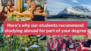 We’ve built partnerships with universities in Europe and beyond giving you the chance to study abroad for part of your degree.