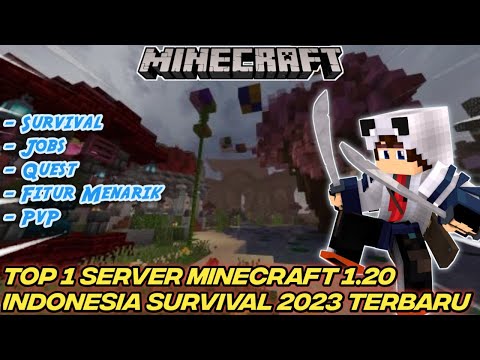 RyanRyzer - TOP 1 LATEST MINECRAFT SURVIVAL 1.20 INDONESIA SERVER 2023 - LATEST MINECRAFT SERVER INDONESIA