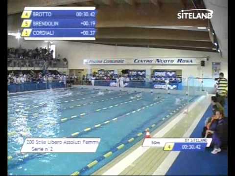 Serie 2 dei 200 Stile Libero  Assoluti Femmine Agonisti -  Meeting di Halloween 8  Trofeo citta' di