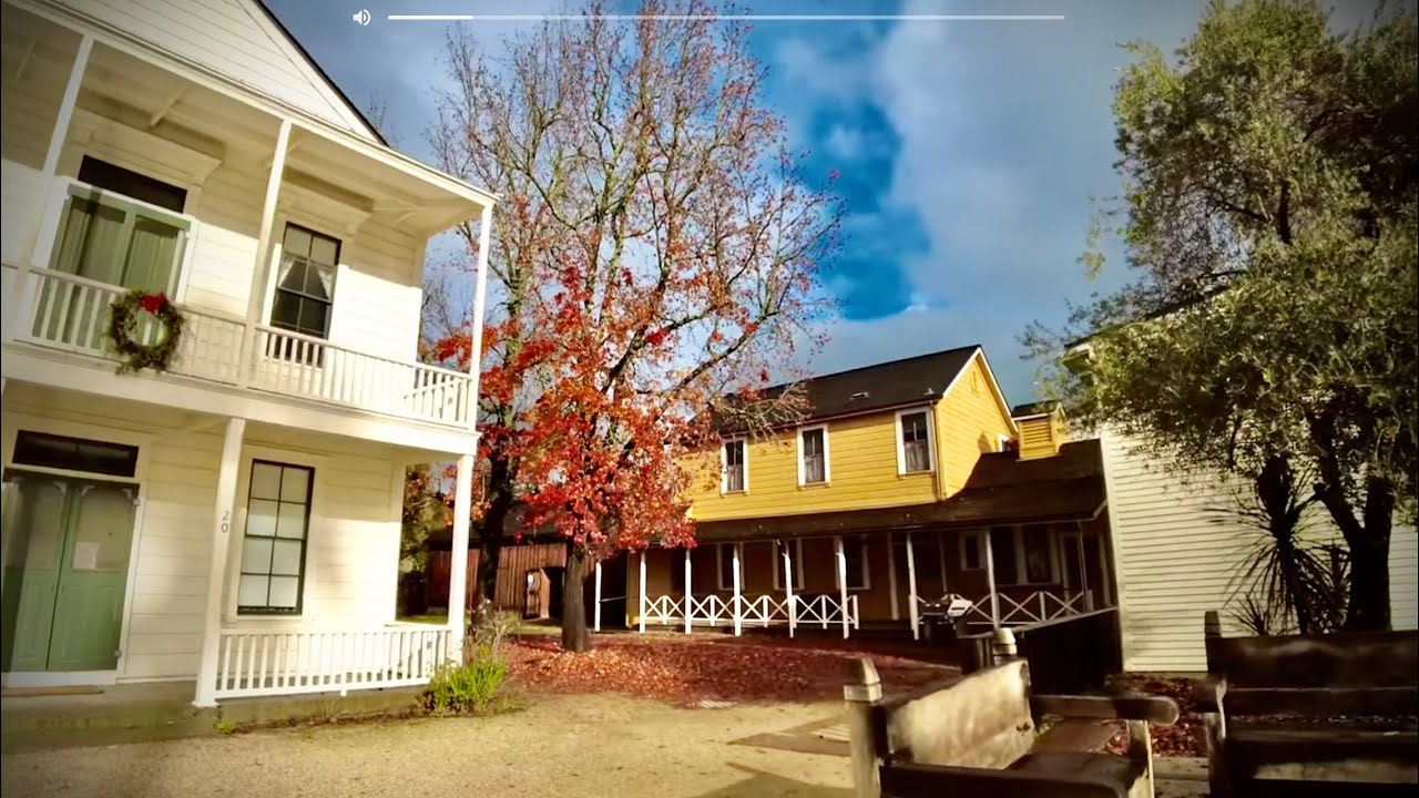 Immersive street-level walking tour through Sonoma, CA, United States, showcasing authentic urban landscapes, local architecture, and the vibrant atmosphere of the city's neighborhoods