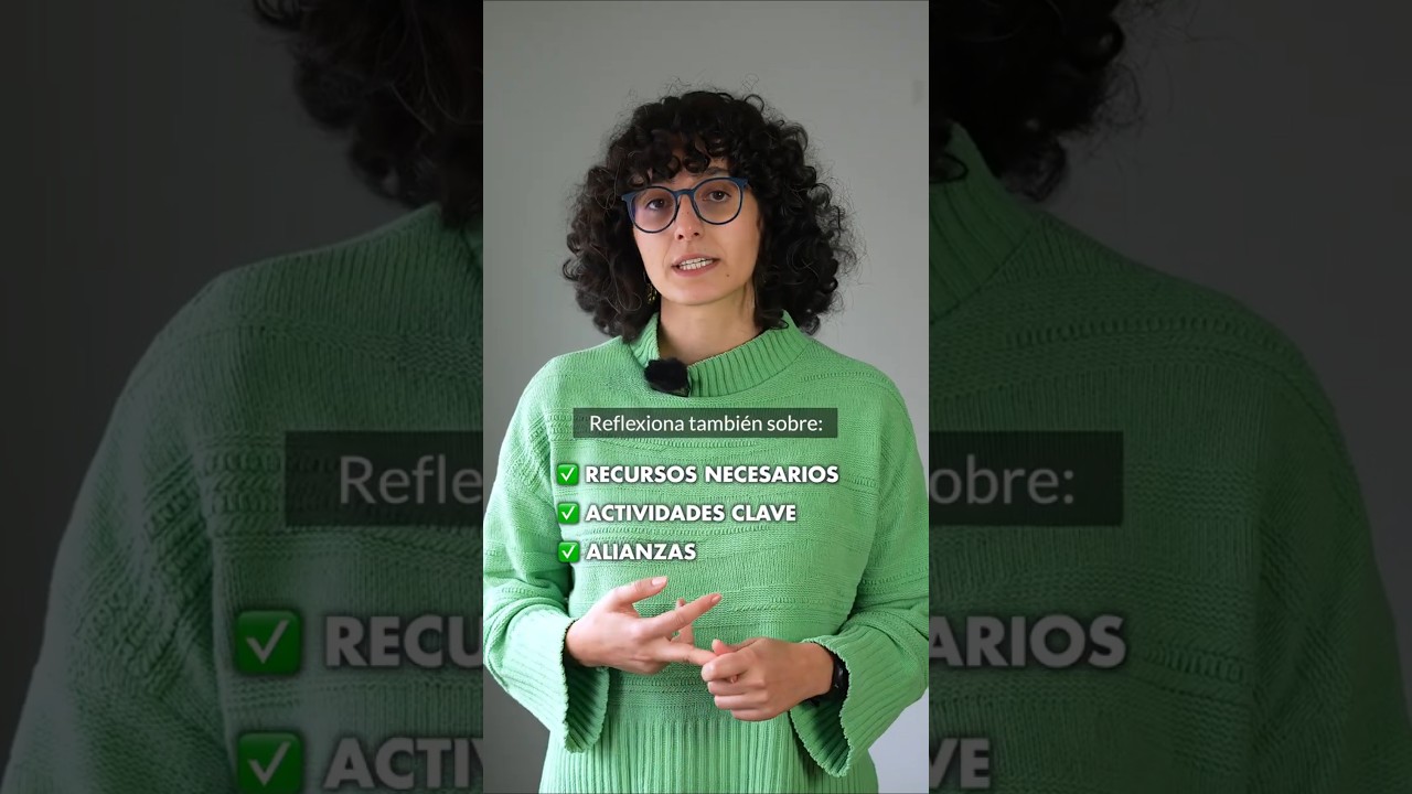 💡 Modelo Canvas explicado fácil: Tu negocio en un solo vistazo 📄 #shorts #canvas #emprendimiento