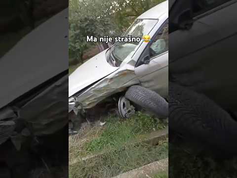 Samo malo je ogrebala auto i eto izvinula se 😂 #shorts #balkan #comedy
