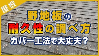 野地板の耐久性の調べ方