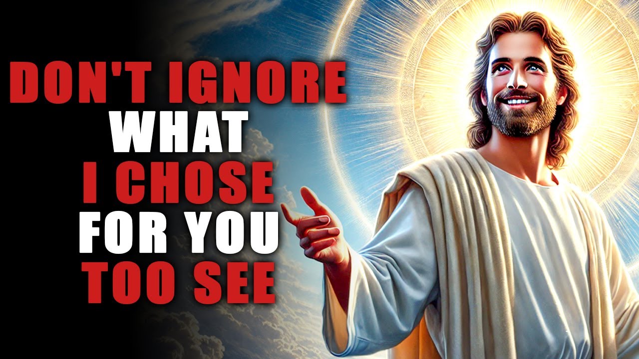 "DON'T IGNORE WHAT I CHOSE FOR YOU TOO SEE" | God Message Today | God's Message For You Today
