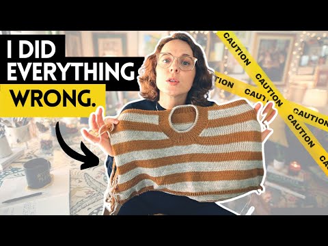 Don't make the same mistakes I did...⚠️ #knittingpodcast