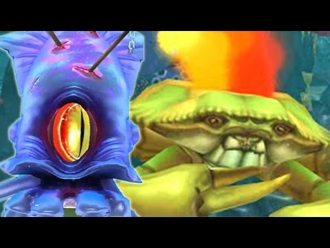 GIANT SQUID BOSS Vs GIANT CRAB BOSS - Hungry Shark World Vs Hungry Shark Evolution