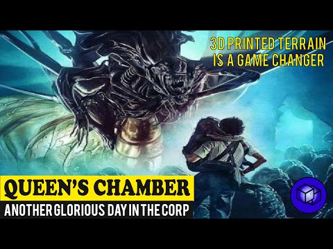 Aliens Queen's Chamber AGDITC-3d printed terrain