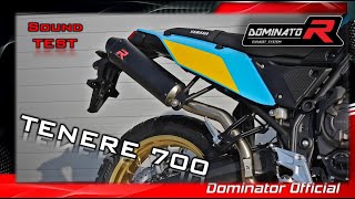 Yamaha Tenere 700 2022 🔥 Pure Sound 🔊 Dominator Exhaust System 🎧 HQ Sound 🇵🇱 ⚡Exhaust Compilations