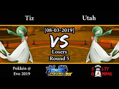 Pokkén @ Evo 2019 - Tiz (Gardevoir) vs Utah (Gardevoir) LR5