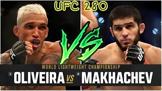 JADWAL UFC 280 - CHARLES OLIVIERA VS ISLAM MAKHACHEV DI ABU DHABI - PENENTUAN RAJA LIGHTWEIGHT