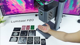Lumitool F20 - Fastest 20W portable Fiber laser engraver with AI design