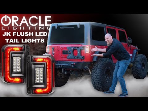 Oracle Flush Mount LED Tail Lights | Overview & Install 2007-2018 Jeep Wrangler JK!!