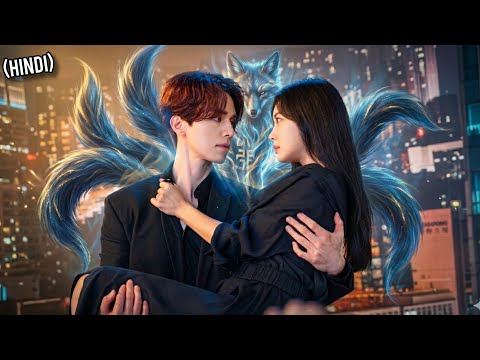He's a nine tailed fox but falls for a human girl. Korean Drama(Hindi)