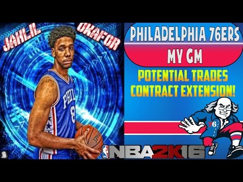 NBA 2K16 Philadelphia 76ers MY GM Ep. #23 - Potential Trades?!? LARGE Contract Extension!