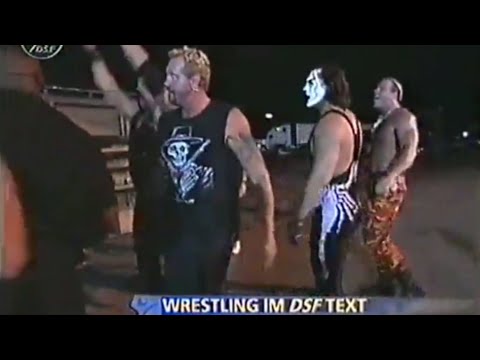 Wcw Thunder Sting & Millionaires Club New Blood Bus Attack