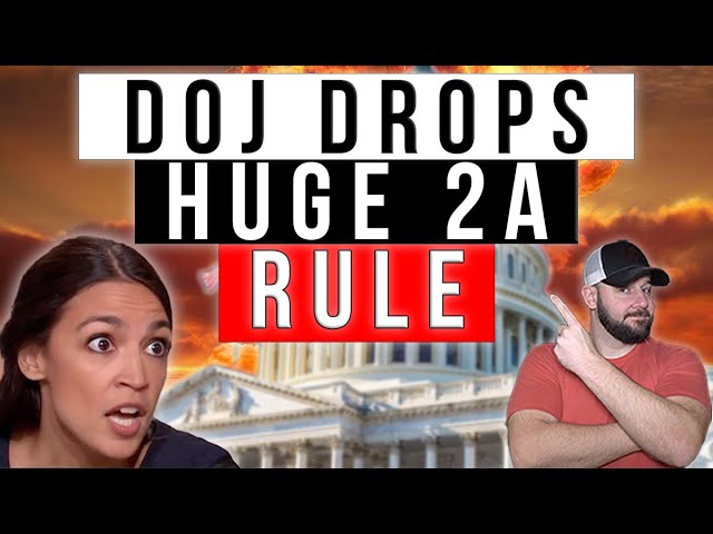 BREAKING Live NOW: DOJ Drops MASSIVE New Rule For 2A | Restoration Of Rights Introduced NOW