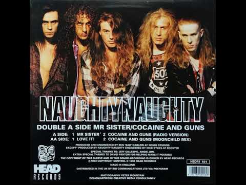 Naughty Naughty - Double A Side - Mr. Sister/Cocaine And Guns EP - 1992