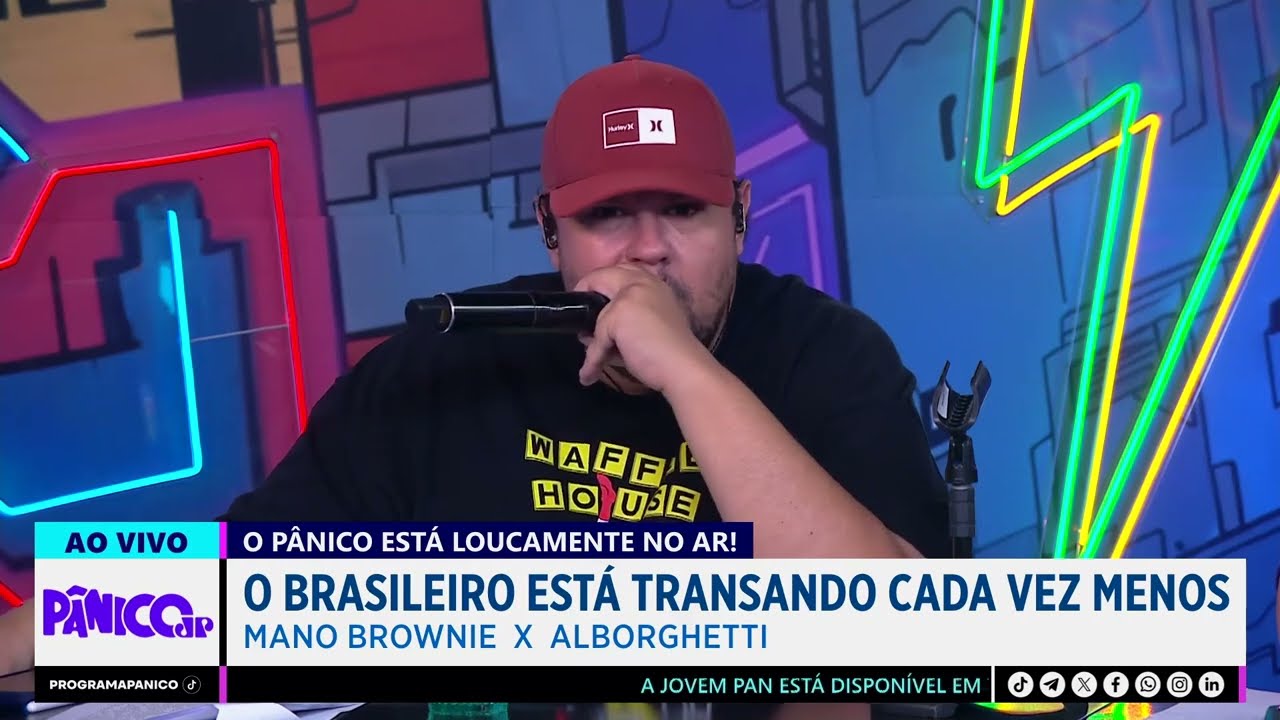 AQUI ESTOU, MAIS UM DIA, NO PÂNICO FALANDO SOBRE A LIBÍDO DOS JOVENS COM ALBORGHETTI