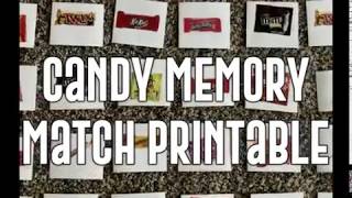 Candy Memory Match Game