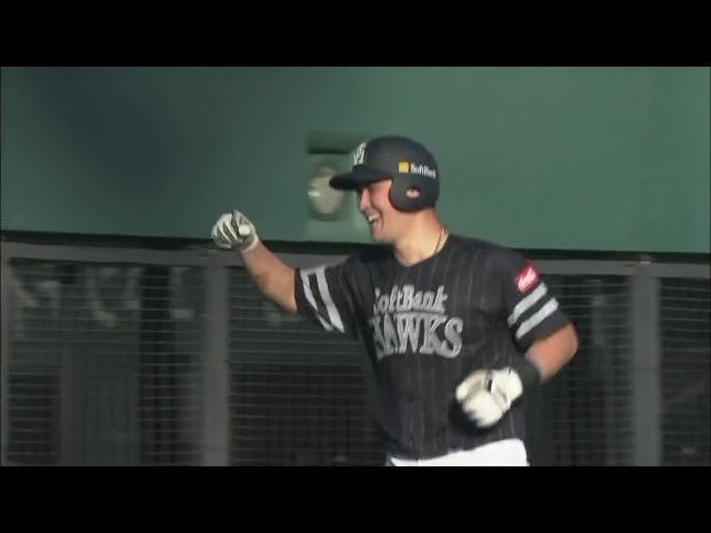 【ファーム】ホークス・リチャード 特大ホームランで逆転に成功する!! 2020/8/15 H-C(ファーム)