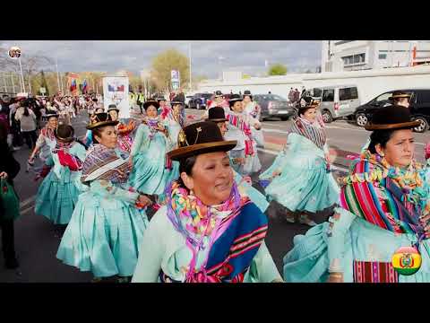 TARQUEADA CHACALTAYA  Agrupacion folklorico Bolivian@.(carnavales 2020) Madrid España.