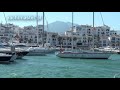 Perfect mooring while strong wind. Puerto Banus